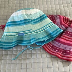 Kids Lids Wallaroo aqua patterned children's sun hat new